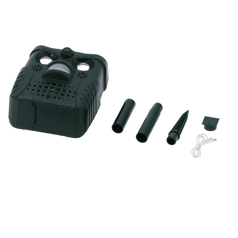 4‑Gears Solar Animal Repeller Ultrasonic Waterproof Mouse Repellent for Garden
