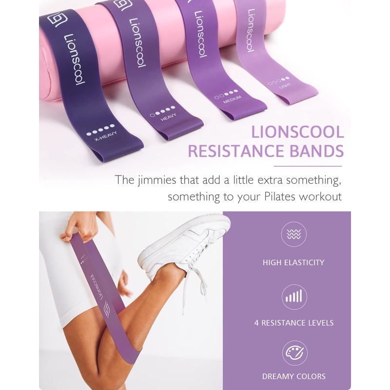 LIONSCOOL Pilates Ring Set (Purple)