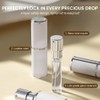 Cryslora Perfume Atomiser, Rotary Press Leather Refillable Perfume Bottle, High-End