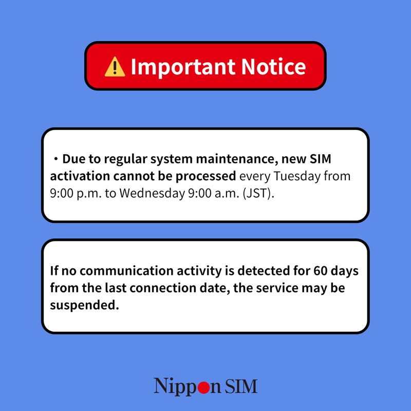 Japan SIM Card 90 Days Data Only | 135GB High-Speed