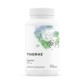 THORNE Lysine - Essential Amino Acid for Skin Health, Energy Production, and Immune Function* - 500 mg - 60 Capsules