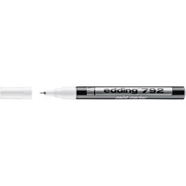 EDDING Set of 3 Marker Pens for Colour 792 White Extra Fine Tip 0.8mm