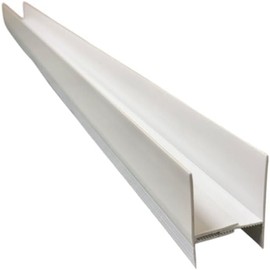 Door Sweep Bottom Expander, Door Extender - Adjustable Height, FITS-All Storm & Screen Doors 32-36 inch, Dual Rubber Seal, Black/White - Vinyl & Rubber- Made in USA (White, 36 inch)