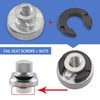 2pcs Rear Fender Seat Bolt Nut Kit, High-Hardness Rust-Proof Non-Slip