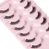 Half Lashes Natural False Eyelashes Wispy Lashes Strips Cat Eye