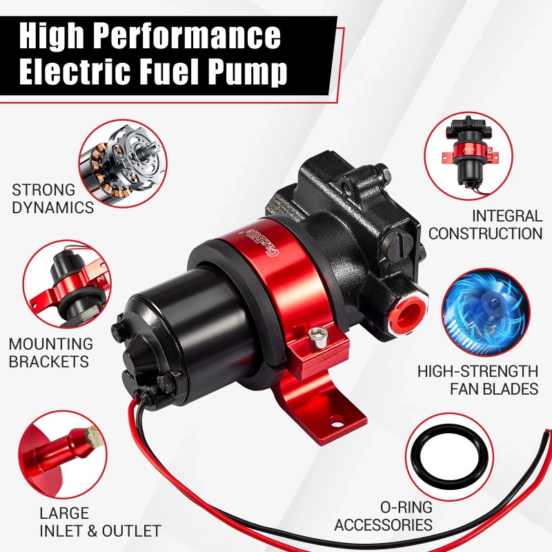 CarBole 110GPH, 12V DC, 13-14 PSI Electric Fuel Transfer Pump