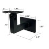 LANGLIER Handrail Brackets for Adjustable Staircase Stair Railing Brackets with