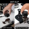 DIBTSA Espresso Tamping Mat, Silicone Coffee Tamper Mat with Corner