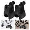 SAFIGLE 2Pcs Lightweight Crutch Holder for Wheelchairs Cane Mount Stand