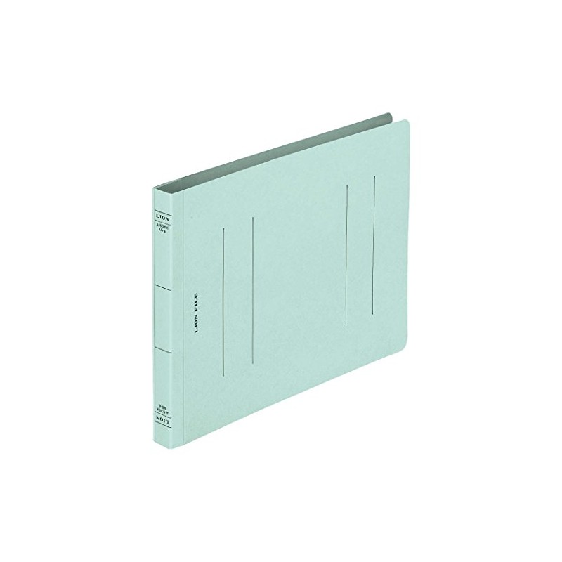 ライオン フラットファイル A5ヨコ E型 水 A-538K-A5E 【10冊セット】