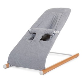 CHILDHOME, Cover Compatible with Baby Rocker 100% Cotton Easy to Put On Soft Comfortable Touch Grey