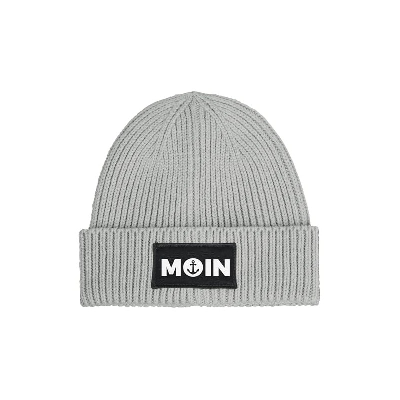 Neverless® Men's Beanie Winter Hat Patch Moin Nordic Print Knitted