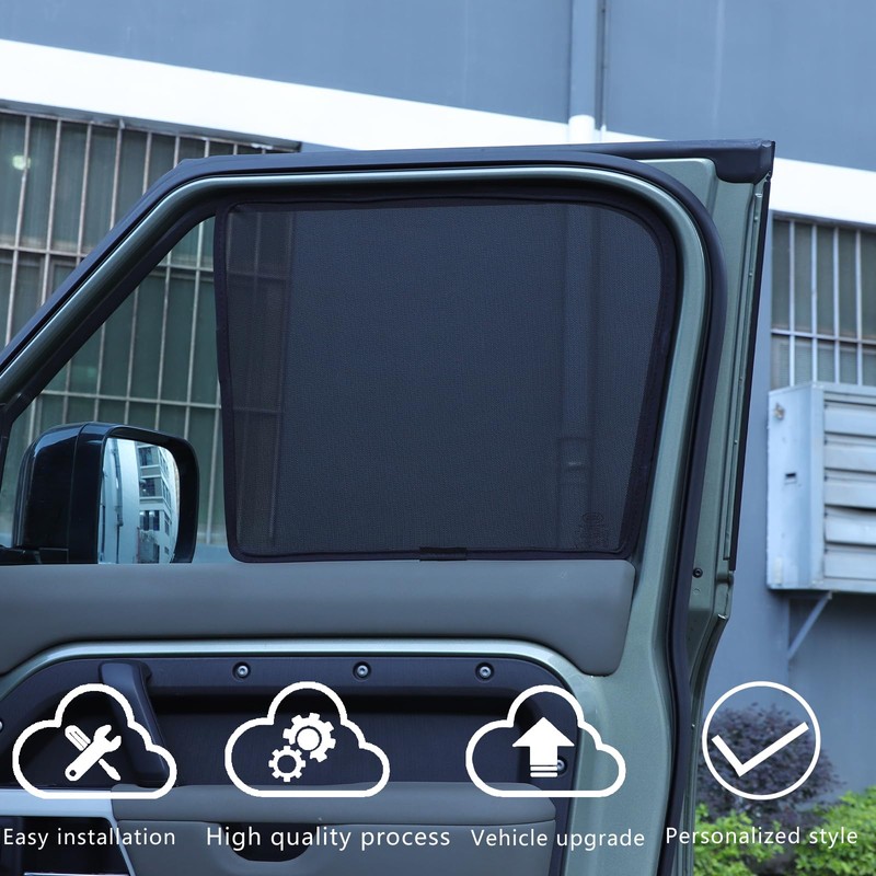Car Window Shades Compatible with Land Rover Defender 110 2020-2025，Front