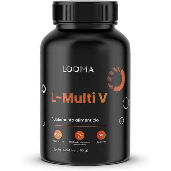 L-Multiv de Looma Multivitamínico Completo 100% natural – 90 Capletas