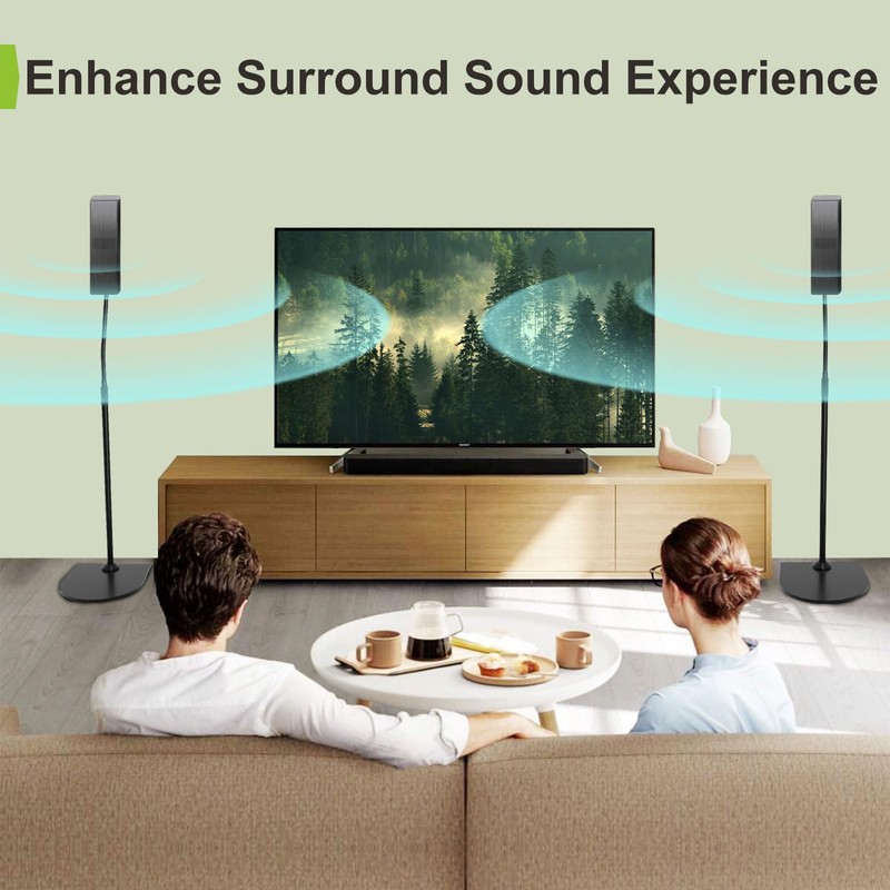Pack of 2 Adjustable Speaker Stand for Bose Floor Stand