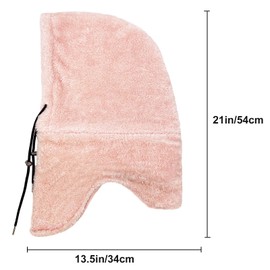 Balaclava for Women Cold Weather Fleece Windproof Ski Mask Unisex Winter Outdoor Neck Warmer Hood(Pink)
