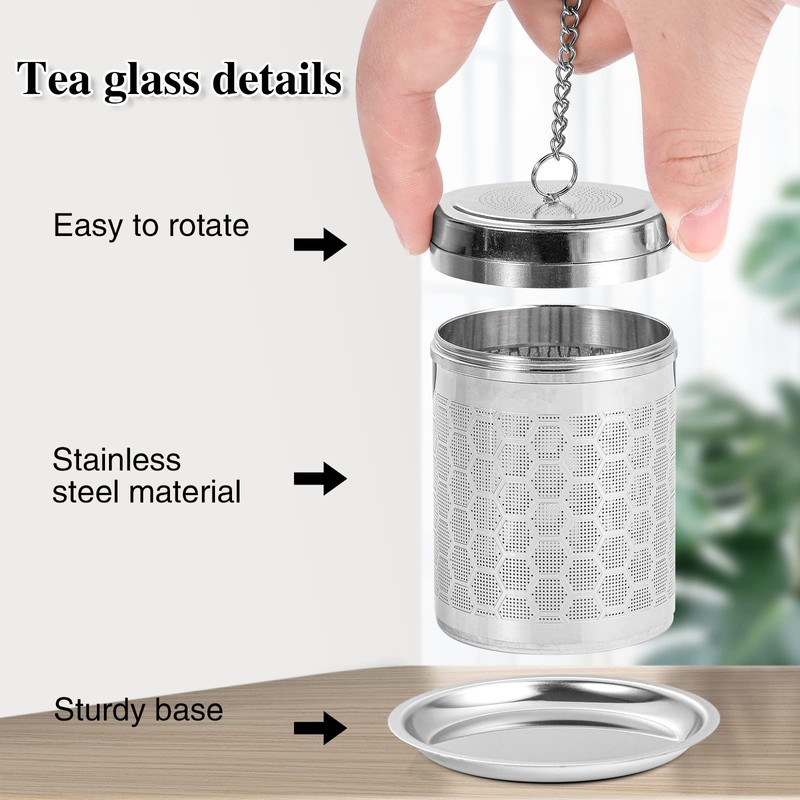 2 Pack Tea Infuser, Tea Strainers for Loose Tea Mesh