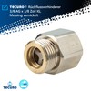 tecuro Backflow Preventer 3/8 Inch Male x 3/8 Inch Female