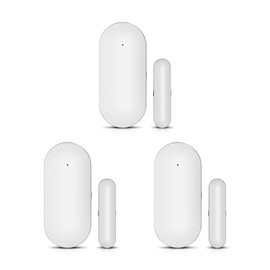 YBJ Wireless Door Window Sensor Door Magnetic Detector for Home Security Alarm System Entrance Alarm Anti-Theft,Intrusion Prevention,for Home Warehouse Garage Business Store Office (3pcs)