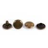 100Pcs Bulk Double Cap Rivets 8x10mm for Leather, DIY Craft,
