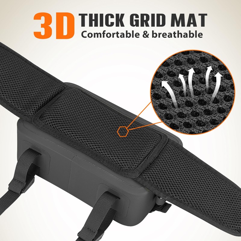 THKFISH Waterproof Fishing Waist Pack with Fishing Rod Holder, Fishing