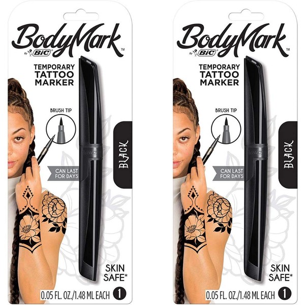 BodyMark Temporary Tattoo Markers (2 Pack)
