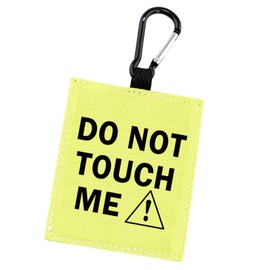 CHOORO Dog Alert Hanging Patch, Nervous Dog, Medical Tag, Pack of 1 Yellow Patch, 7.8 cm x 8.8 cm, Nylon