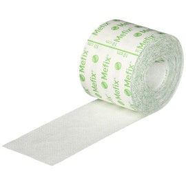 Mefix Self-Adhesive Fabric Tape, Dressing Fixation Fabric Tape, Secures Gauze, Tubes, Cannulas and More to User's Body, Size 2" (5cm) Wide x 11 Yards, Single Roll