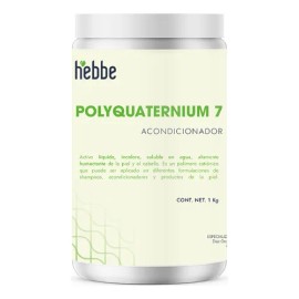 Poliquarterium 7 Antiestatico uso en acondicionadores capilares y formulas faciales Hebbe Cosmetics & Ludika 1 Kg