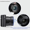 Haoge Metal Lens Hood with Lid for Leica Q3 Q3-43