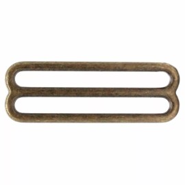 Stecksstore Strap Slide Metal Adjuster 2 Inch Antique Brass Plate 20020-09