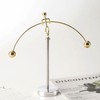 ThinkTop Weightlifter Kinetic Art Balance Steel Balance Physics Eduecational Decoration