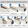 R-PACK Impulse Sealer Heat Wire Element Strip - 32in Sealing