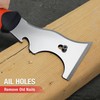 Goldblatt 2Pk 9-in-1 Paint Scraper Tool Stainless Steel Painters Tool