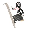 Computer Power Reset Switch PCIE Card Precise Control Thickened Gold