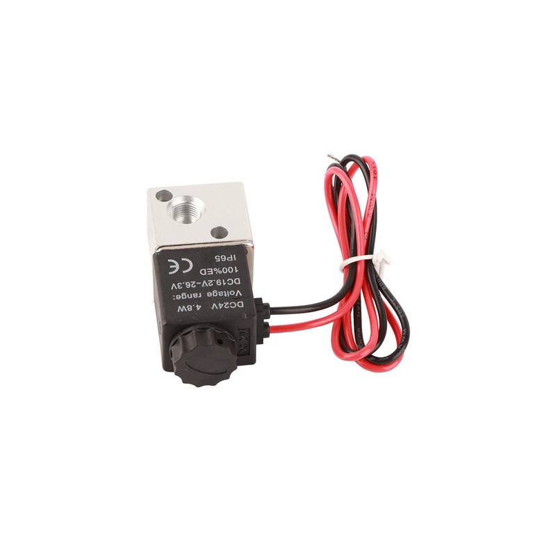 3V1-06 DC 12V/24V Electric Solenoid Air Valve 3-Way 2-Position Normally