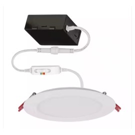 Commercial Electric Ultra Slim 6 in. Color Selectable Canless Recessed LED Kit