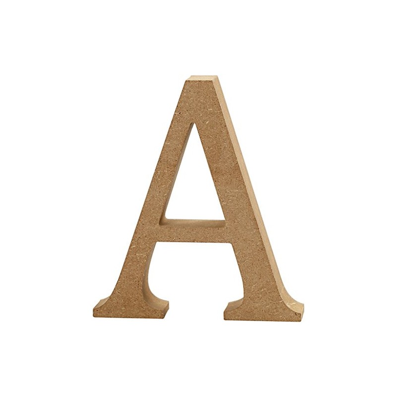Letter, H: 8 cm, thickness 1,5 cm, MDF, A, 1pc