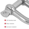 DShape Shackle Stainless Steel DRing Shackle for Outdoor Chains Wirerope