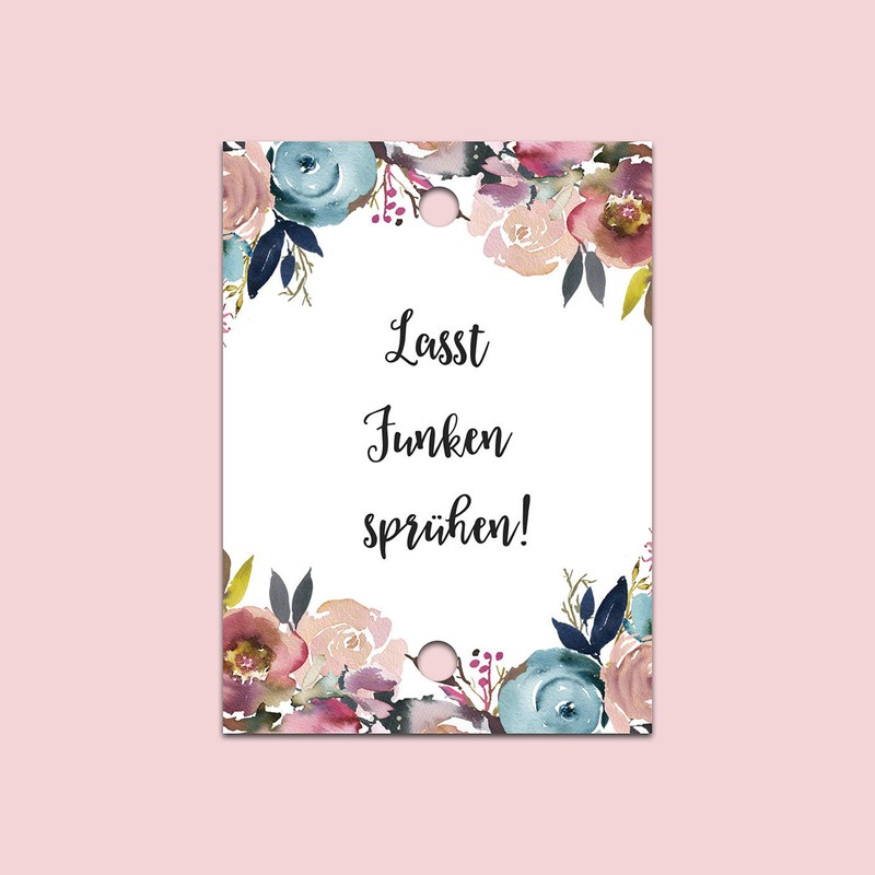 50 Sparklers Signs"Boho Wedding"