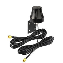 Bingfu 4G LTE Antenna Outdoor SMA Male MIMO Antenna with 3 Meter Cable Fixed Wall Mount Waterproof Antenna for 4G LTE Wireless CPE Router Hotspot Cellular IoT Industrial Terminal Security Camera