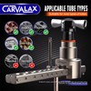CARVALAX Eccentric Flaring Tool Kit, 45° Precision Flaring, Metric/Imperial Clamp