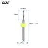 sourcing map PCB Drill Bits 2.4mm Tungsten Carbide Rotary Tool