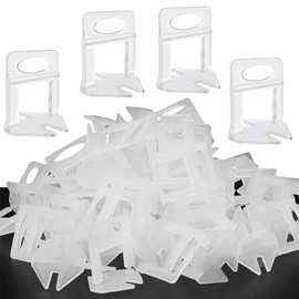 Pack of 100 Standard Tabs, Joint Width 1.5 mm, Levelling System, Tile Levelling Aid, Pull Tabs, Joint Width, Laying Aid for Tiles, Height 3-12 mm (100 Tabs, 1.5 mm)