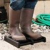 Jobsite Boot Scraper - Outdoor Shoe Scrubber Cleaner Brush -