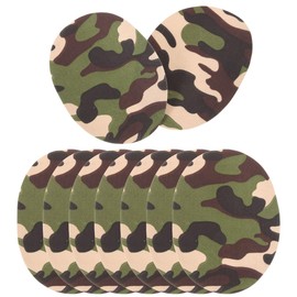 Veemoon 10Pcs Camouflage Embroidered Iron Patches for Clothing Elbows and Knees Multi Use Repair Patches for Convenient Sewing and Decoration