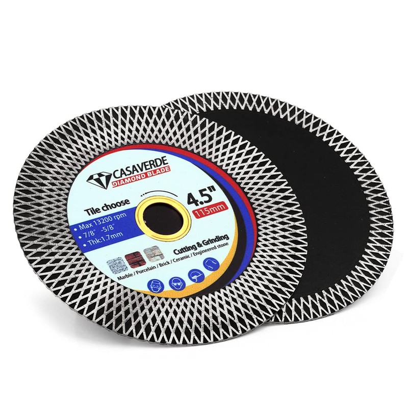 2Pc/Lot 4.5" Super Tile Blade Diamond Cutting Blade for Cutting