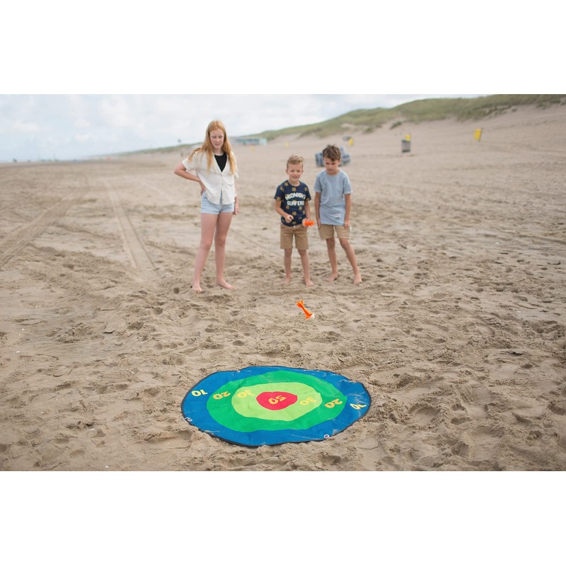 BS Toys GA442 Darts Board Games, Red, Wide