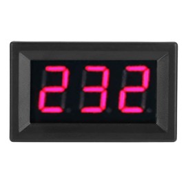Walfront LED Display Digital Voltmeter Voltage Meter 70-380V AC 3-Digit LED Display AC 70-380V Digital Voltmeter Volt Panel Meter Voltage Meter AC Voltage Meter