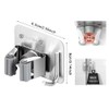 4 Pack Broom Holder Wall Mount,Heavy Duty Stainless Steel Broom